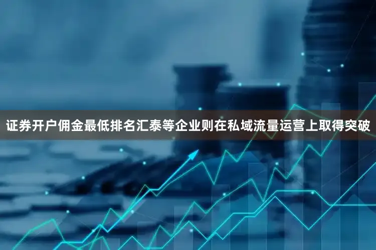 证券开户佣金最低排名汇泰等企业则在私域流量运营上取得突破